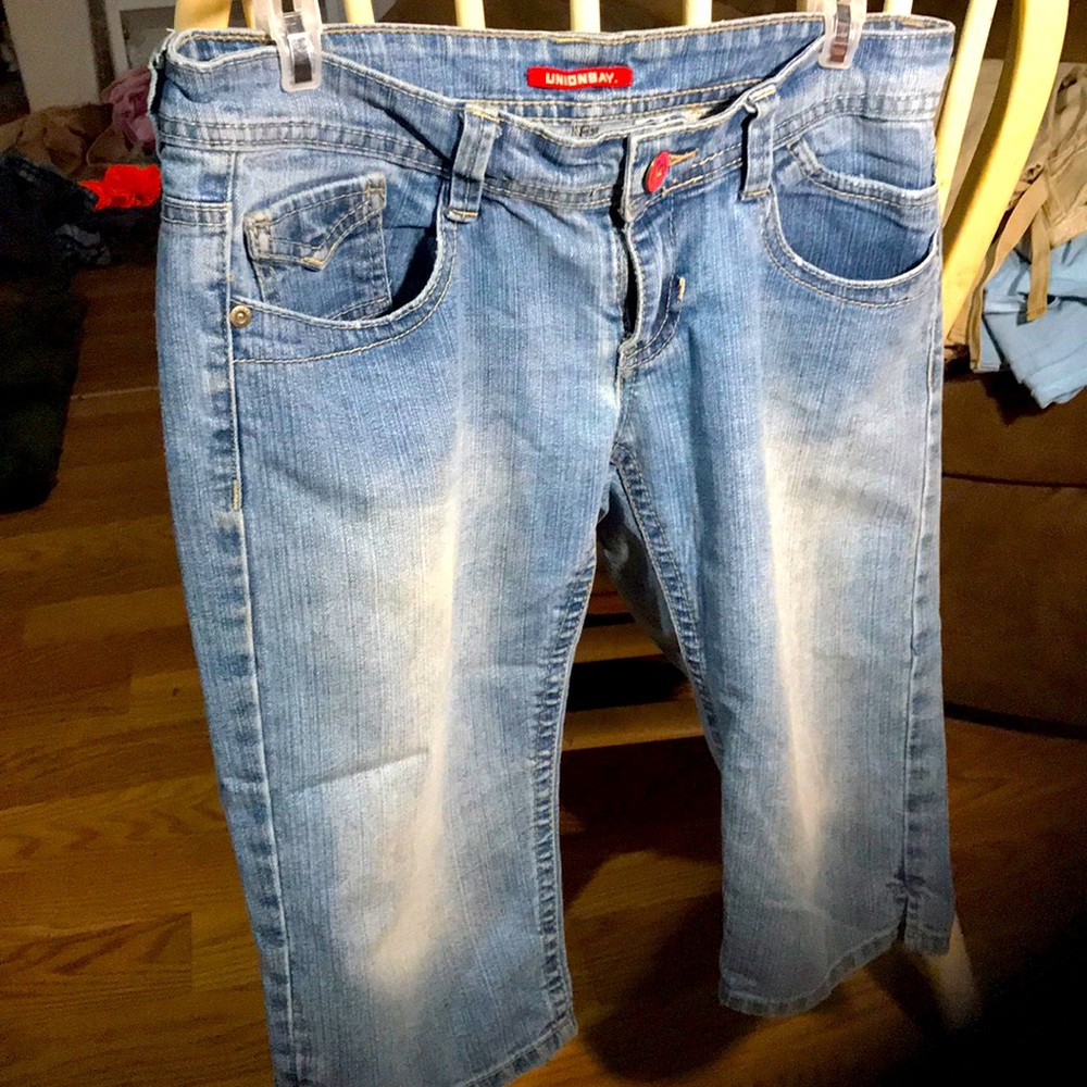UNIONBAY Jean Super Low Waist with Zipper Pockets